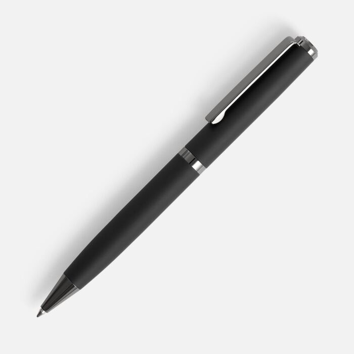 Ручка шариковая Inkish Gunmetal в футляре, черная