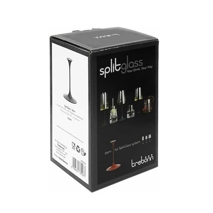 Ножка для бокала на магните Trebonn SplitGlass, черный